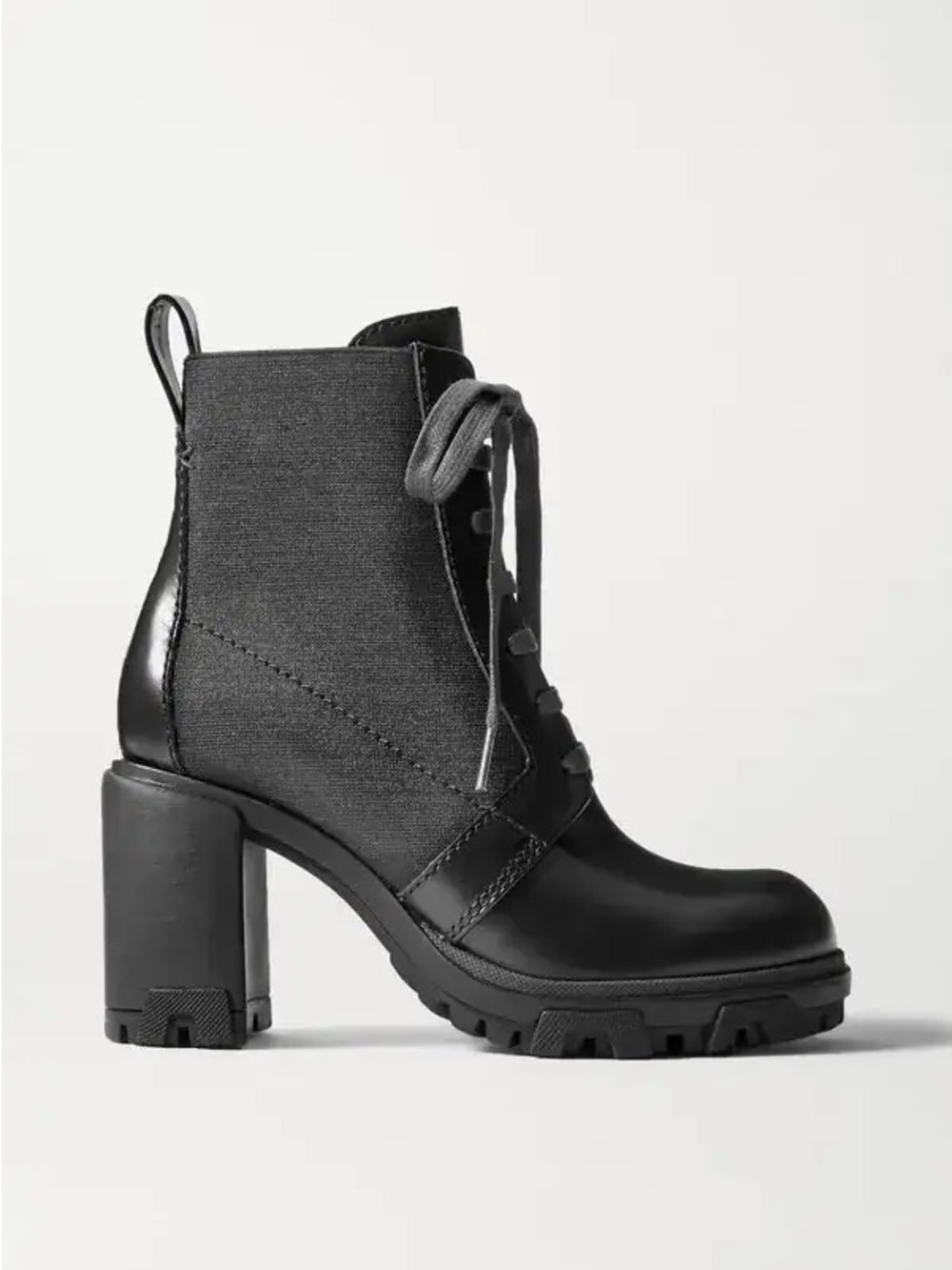 rag & bone Shaye High Boots Black Lug Sole Chunky Heel Size 40 / US 10 BNWOB